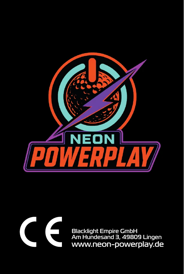 Kartenrückseite mit dem NEON-POWERPLAY-Logo